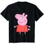Schwarze Peppa Wutz Kinder T-Shirts mit Schweinemotiv Größe 80 