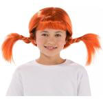Orange Geflochtene Buttinette Faschingsperücken & Karnevalsperücken für Kinder 