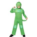 (PKT) (9908866) Child Boys Gekko PJ Masks GID Muscle Suit Costume (3-4yr)