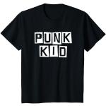Schwarze Punk Kinder T-Shirts Größe 80 