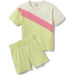Reduzierte Cremefarbene TCHIBO Kinderschlafanzüge & Kinderpyjamas aus Baumwolle Größe 170 