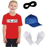 Rote funshirts Faschingshüte & Faschingsmützen für Kinder Größe 164 