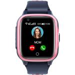 Rosa Wasserdichte Smartwatches mit GPS mit LTE mit Schrittzähler für Kinder 