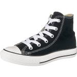Reduzierte Schwarze Converse All Star Hi High Top Sneaker & Sneaker Boots mit Schnürsenkel aus Textil für Kinder Größe 30 