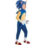 Blaue Sonic Cosplay-Kostüme für Kinder 