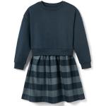 Dunkelblaue Karo TCHIBO Nachhaltige Kindersweatkleider aus Baumwolle Größe 146 