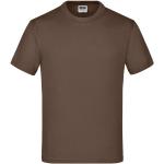 Braune James & Nicholson Kinder T-Shirts 