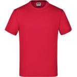 Rote James & Nicholson Kinder T-Shirts 