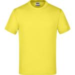 Gelbe James & Nicholson Kinder T-Shirts 