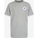 Graue Kurzärmelige Converse Kinder T-Shirts Größe 98 
