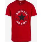 Rote Kurzärmelige Converse Chuck Taylor Patch Kinder T-Shirts aus Baumwolle Größe 86 