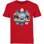 Rote Motiv Kurzärmelige shirtracer Feuerwehrmann Sam Printed Shirts für Kinder & Druck-Shirts für Kinder aus Baumwolle für Jungen Größe 104 