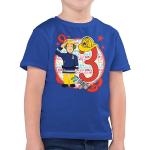 Royalblaue Motiv shirtracer Feuerwehrmann Sam Printed Shirts für Kinder & Druck-Shirts für Kinder aus Baumwolle für Jungen Größe 104 