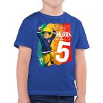 Royalblaue shirtracer Feuerwehrmann Sam Printed Shirts für Kinder & Druck-Shirts für Kinder aus Baumwolle für Jungen Größe 128 