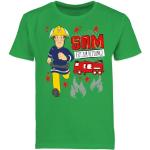 Grüne Motiv shirtracer Feuerwehrmann Sam Printed Shirts für Kinder & Druck-Shirts für Kinder aus Baumwolle für Jungen Größe 128 