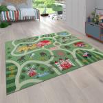 Reduzierte Grüne Paco Home Kinderteppiche aus Polyamid 