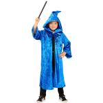 Blaue Buttinette Zauberer-Kostüme für Kinder Größe 128 