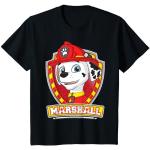Schwarze PAW Patrol Marshall Kinder T-Shirts Größe 80 