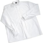 Weiße Langärmelige FHB-Zunftkleidung Stehkragen Kinderoberteile mit Knopf aus Baumwolle Größe 140 