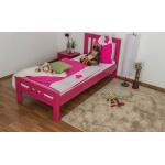 Hellbraune Moderne STEINER Kinderbetten lackiert aus Massivholz 90x200 