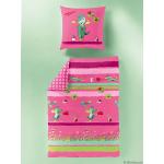 Pinke Romantische Bierbaum Tabaluga Drache Tabaluga Kinderbettwäsche aus Baumwolle maschinenwaschbar 135x200 