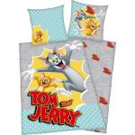 Kinderbettwäsche Tom & Jerry, Linon, mit witzigem Tom & Jerry Motiv