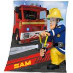 Blaue Motiv Feuerwehrmann Sam Babydecken aus Fleece maschinenwaschbar 