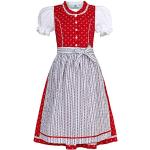 Rote Isar Trachten Kinderfestkleider für Mädchen Größe 164 