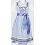 Blaue Krüger Dirndl Kinderfestkleider aus Baumwolle für Mädchen Größe 98 