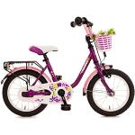 Kinderfahrrad 14 Zoll Rücktrittbremse Fahrrad Kinderrad Mädchenfahrrad Lila Pink