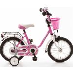 Kinderfahrrad 14 Zoll Rücktrittbremse Fahrrad Kinder Mädchen Mädchenfahrrad Pink