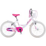 Kinderfahrrad Mädchenfahrrad Bike 20 Zoll Weiß/Pink Kinder Fahrrad Korb