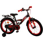 Kinderfahrrad Thombike für Jungen 18 Zoll Kinderrad in Schwarz Rot