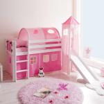 Kinderhochbett in Pink Rosa-Pink