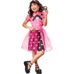 Pinke Mattel Monster High Draculaura Faschingskostüme & Karnevalskostüme aus Jersey für Kinder Größe 122 