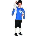 Blaue Boland Musketier-Kostüme für Kinder 