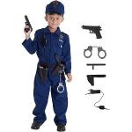 Foxxeo Polizei Weste und Polizei Mütze für Kinder SEK Uniform SWAT Kostüm  Set für Jungen Fasching Karneval Größe 146-152 : : Spielzeug