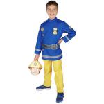 Blaue Mattel Feuerwehrmann Sam Feuerwehr-Kostüme für Kinder Größe 110 