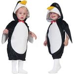 Schwarze Funny Fashion Pinguin-Kostüme aus Polyester für Kinder Größe 140 