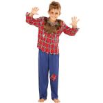 Blaue Buttinette Werwolf-Kostüme aus Jersey für Kinder Größe 116 