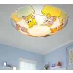 Weiße etc-shop Kinderzimmer-Deckenlampen mit Tiermotiv E27 