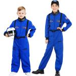 Blaue Buttinette Astronauten-Kostüme für Kinder Größe 140 