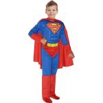 Blaue Superman Clark Kent Superheld-Kostüme aus Jersey für Kinder Größe 146 