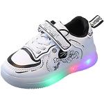 Schwarze Elegante LED Schuhe & Blink Schuhe mit Pailletten ohne Verschluss leicht für Kinder Größe 23 