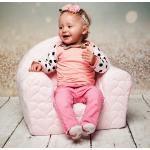 Pinke Kinderbänke & Kindersitzbänke aus Textil Breite 0-50cm, Höhe 0-50cm, Tiefe 50-100cm 