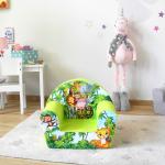 Grüne Kinderbänke & Kindersitzbänke aus Textil Breite 0-50cm, Höhe 0-50cm, Tiefe 50-100cm 
