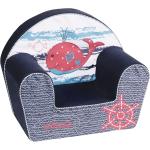 Blaue Kinderbänke & Kindersitzbänke mit Tiermotiv aus Textil Breite 0-50cm, Höhe 0-50cm, Tiefe 50-100cm 