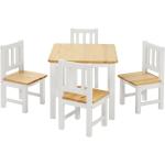 Weiße Kindersitzgruppen lackiert aus Massivholz Breite 50-100cm, Höhe 0-50cm, Tiefe 50-100cm 