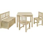 Kindersitzgruppen lackiert aus Massivholz Breite 50-100cm, Höhe 0-50cm, Tiefe 50-100cm 2 Personen 