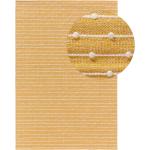 Gelbe Gestreifte benuta Rechteckige Kinderteppiche aus Baumwolle 160x230 